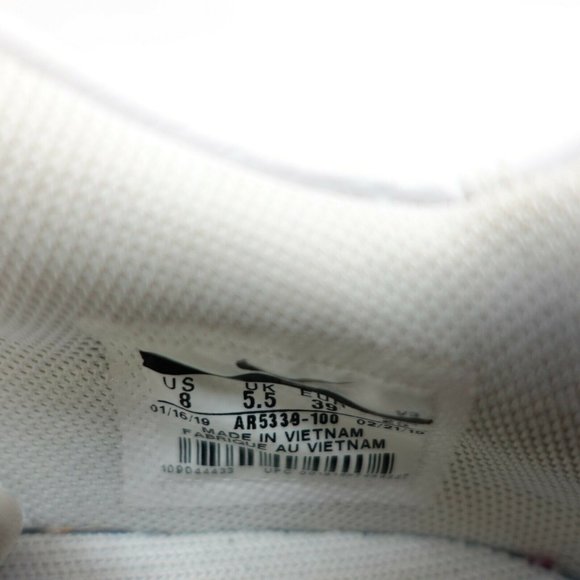 NIKE AIR FORCE 1 LOW SAGE Women's White Sneaker Shoe 8 Athleisure AR5339-100 - Picture 4 of 14